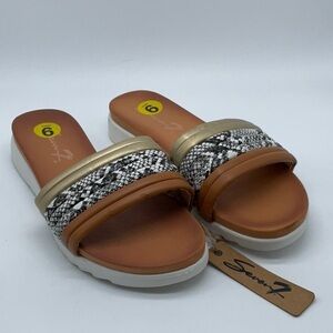 Seven 7 pearly slide sandal